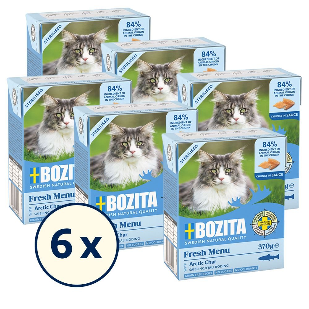 Comida Húmeda Para Gatos Bozita Fresh Menu Sterilised Arctic Char  370g