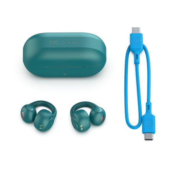 Jlab Flex Open Air Clip Tws Headphon Headphones Teal