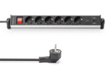 EAN 4016032487012 - Digitus DA-70624 base múltiple 1,5 m 6 salidas AC Interior Negro, Plata imagen 9