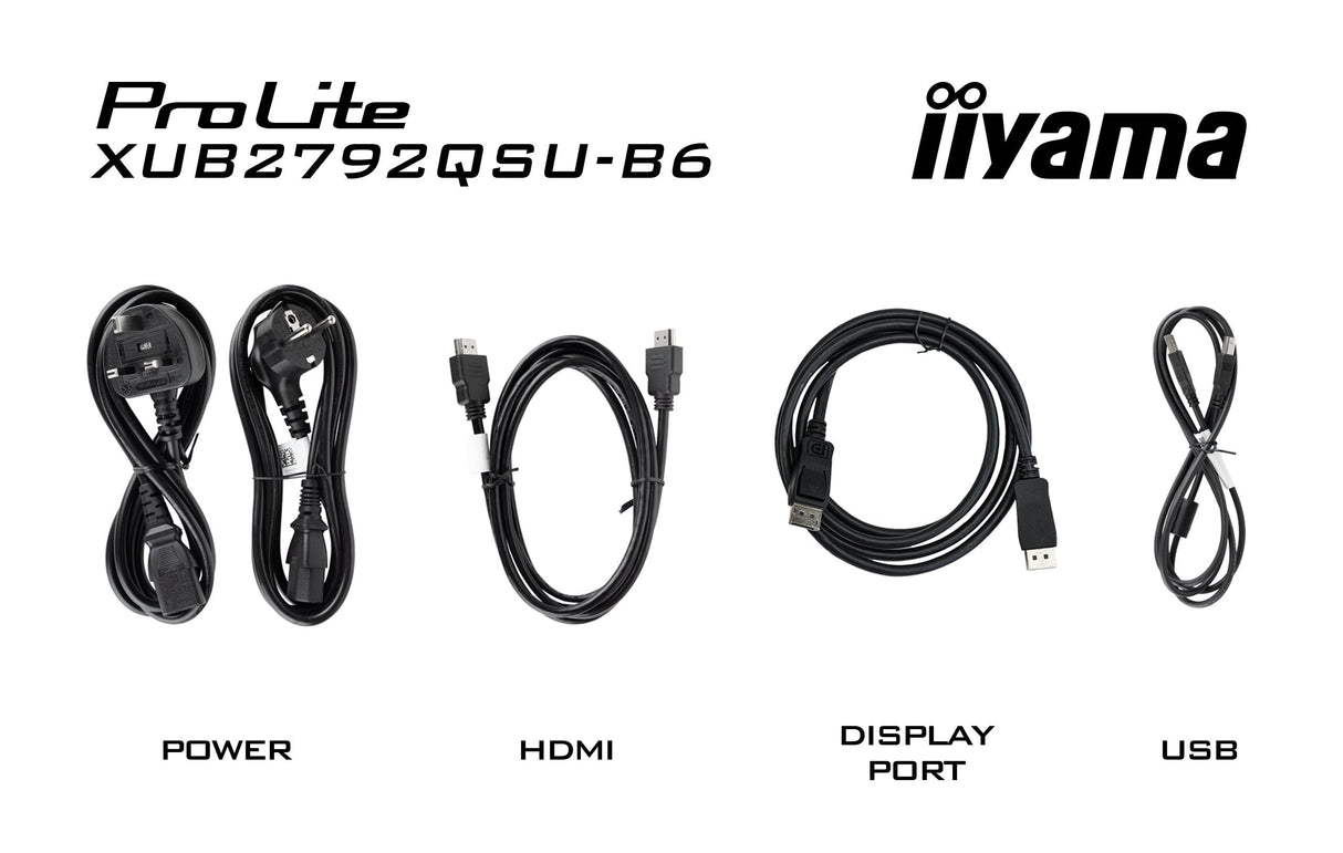 Iiyama Xub2792qsu-B6, Monitor Led 27''  Negro (Mate)
