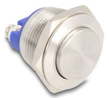 Drucktaster Zum Einbau 19 Mm 2 X Schraubklemme Taster Hoch