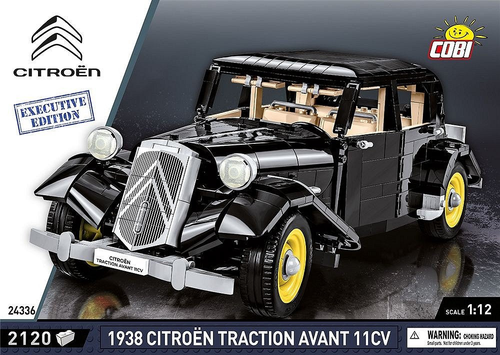 Juguete De Construcción Cobi Citroen Traction Avant 11cv 1938 - Executive Edition, Escala 1:12 300723