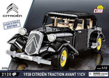 Juguete De Construcción Cobi Citroen Traction Avant 11cv 1938 - Executive Edition, Escala 1:12 300723