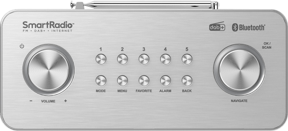 Kenwood Cr-M100s Smart Radio Mit Dab+, Grosses Farbdisplay, Wifi Plata