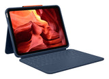 Logitech Rugged Combo 4 - Teclado Y Funda Tipo Folio - Apple Smart Connector - Classic Azul - Para Apple 10.9-Inch Ipad (10. Generation)