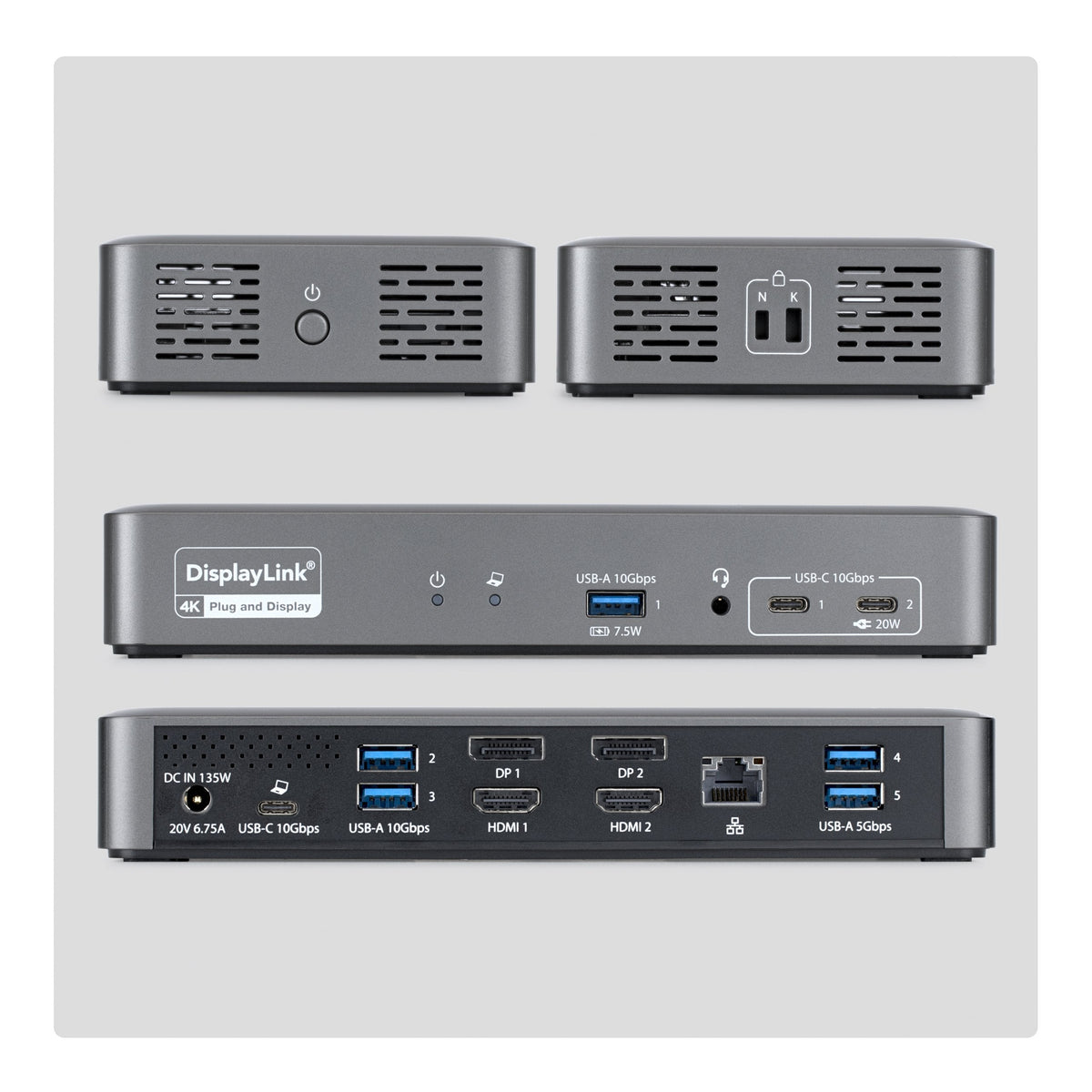 Startech.Com Startech - Estación De Acoplamiento - Usb-C 3.2 Gen 2