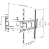 Techly Ica-Plb 320mt Soporte De Pared Para Tv 32-55" Led/Lcd 35kg Giratorio Inclinable