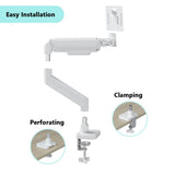 EAN 8716309135436 - Gembird MA-DA1-04-W soporte para monitor 81,3 cm (32") Escritorio Blanco imagen 20