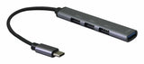 EAN 4005938444472 - Helos 344447 hub de interfaz USB 3.2 Gen 2 (3.1 Gen 2) Type-C 5000 Mbit/s Gris imagen 1