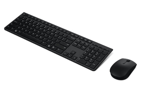 EAN 0195892062448 - Lenovo 4X31K03931 teclado Ratón incluido RF Wireless + Bluetooth Inglés de EE. UU. Negro imagen 4