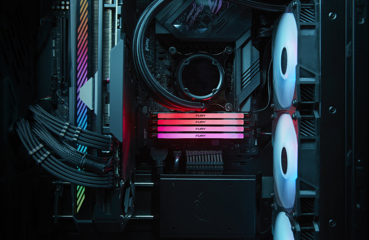 Memoria Kingston Technology Fury Renegade Rgb  32 Gb 1 X 32 Gb Ddr5 6400 Mhz  Kf564c32rsa-32