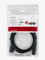 Equip Cable De Alimentación C13 ->T12 H/M Negro 3.00m Pvc