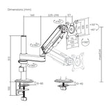 EAN 8435739904602 - AISENS DT32TSR-437 soporte para monitor 81,3 cm (32") Escritorio imagen 7