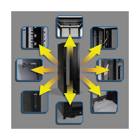 EAN 0037332123770 - Tripp Lite SR42UB armario rack Rack o bastidor independiente Negro imagen 7