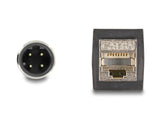 Delock 60571 Cable M12 Codificado D 4 Pin Macho A Rj45 Hembra Pur (Tpu) 0,5 M
