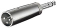 EAN 4040849275159 - Goobay 27515 cambiador de género para cable XLR 6.35 mm Acero inoxidable imagen 1