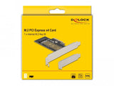 Delock Tarjeta Pci Express X4 A 1 X Interno Nvme M.2 Key M 80 Mm