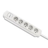 EAN 5901878502762 - Qoltec 50276 base múltiple 1,8 m 5 salidas AC Interior Blanco imagen 8