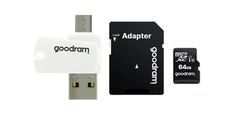 EAN 5908267930281 - Goodram M1A4 All in One 64 GB MicroSDXC UHS-I Clase 10 imagen 1