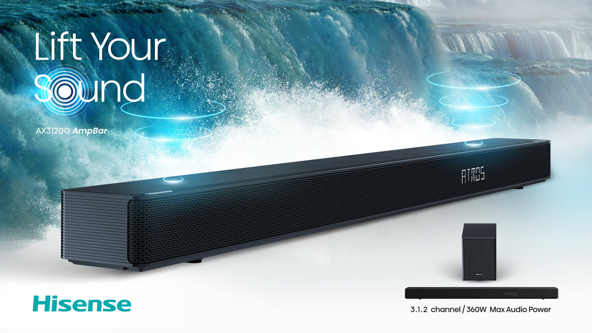 Barra Hisense Ax3120g De Sonido Negro