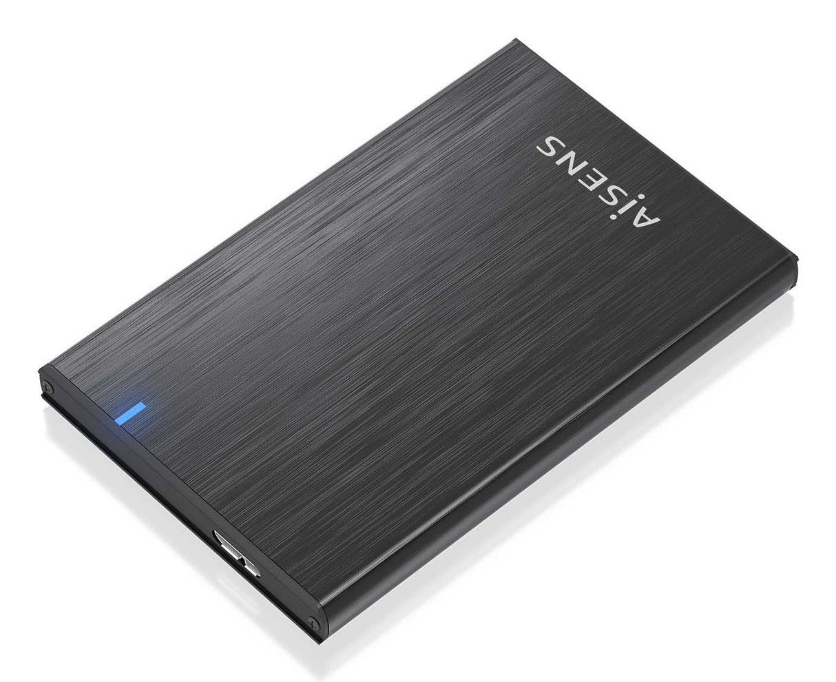 Aisens Caja Externa 2,5&Quot; Ase-2528b 9.5mm Sata A Usb 3.0/Usb3.1 Gen1, Negra