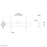 Newstar Soporte De Pared Para Tv Y Mediabox