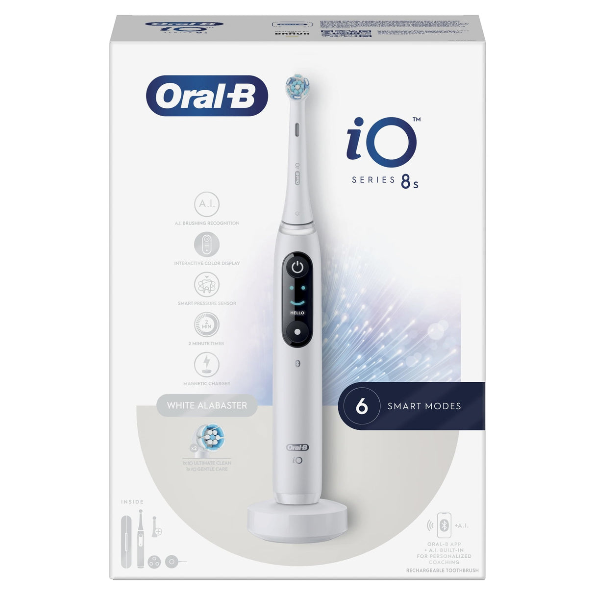 Oral-B Io Series 8s ZahnbRste Weiá