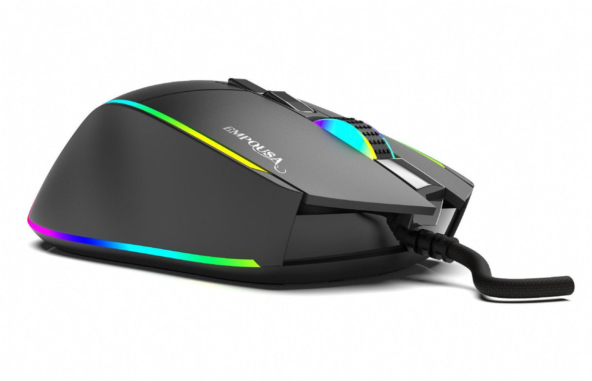 Raton Inca Img-Gt16   6400 Dpi, Rgb, 7 Tamen, Usb, Negro Retail