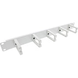 Panel De Gestión De Cables Inline De 19", 5 Soportes Pequeños, Ral7035, Gris