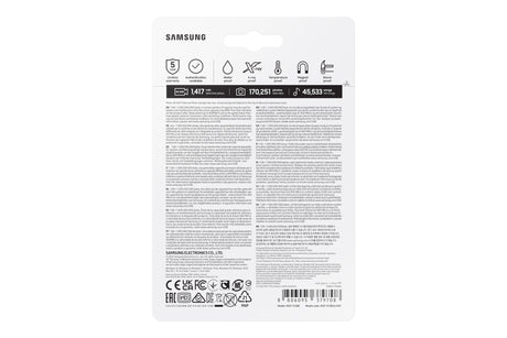 EAN 8806095379708 - Samsung MUF-512BE unidad flash USB 512 GB USB tipo A 3.2 Gen 1 (3.1 Gen 1) Gris imagen 7