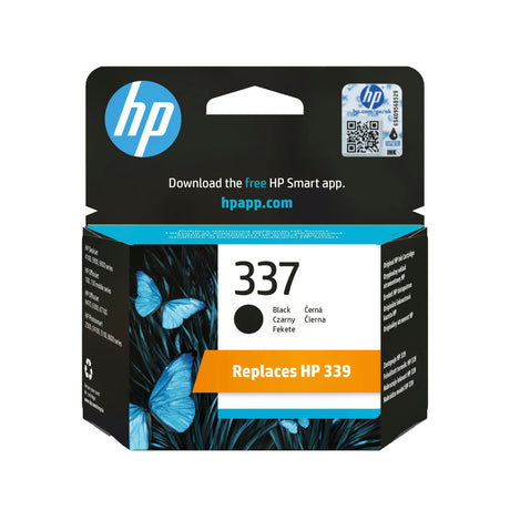 EAN 0884962780572 - HP 337 Black Original Ink Cartridge cartucho de tinta 1 pieza(s) Rendimiento estándar imagen 1