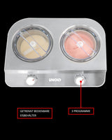 Unold 48830 Fabricador De Hielo Doppio 2,4 L Blanco