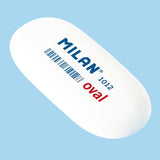 Milan 1012 Oval Goma De Borrar - Miga De Pan - Suave Caucho Sintetico - Color Blanco