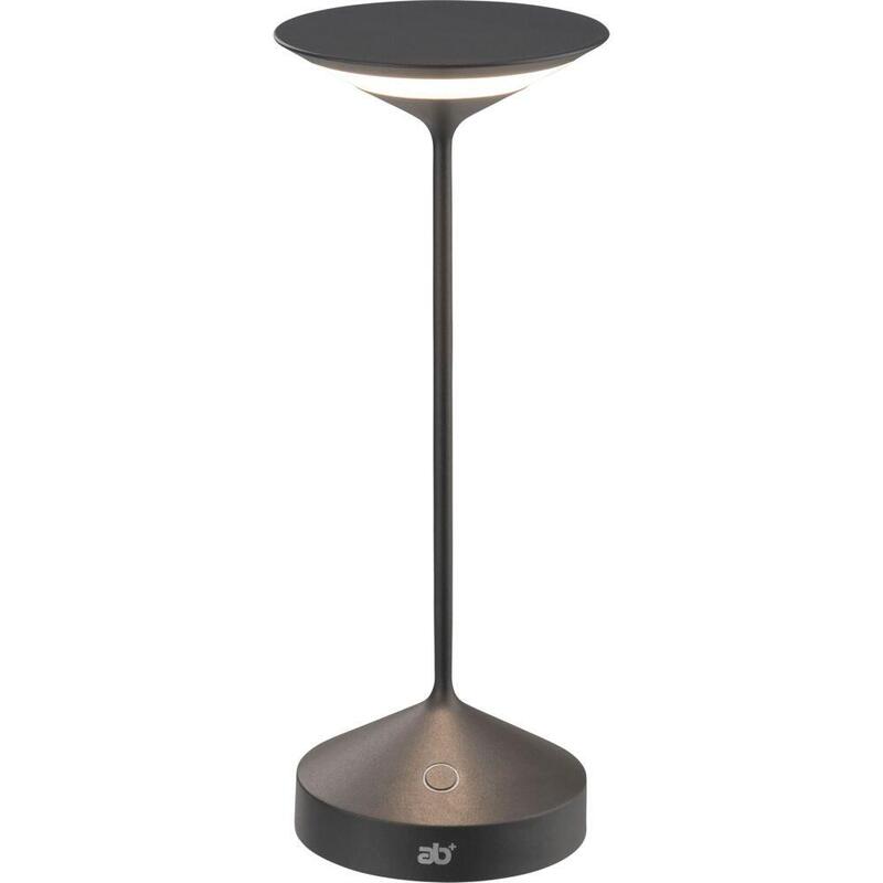 Ab+ By Abert Tempo Lámpara De Mesa Portátil Antracita