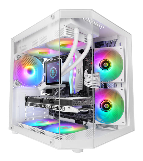 EAN 8435693111443 - Mars Gaming MC-3TLITEW Mini Tower Blanco imagen 1