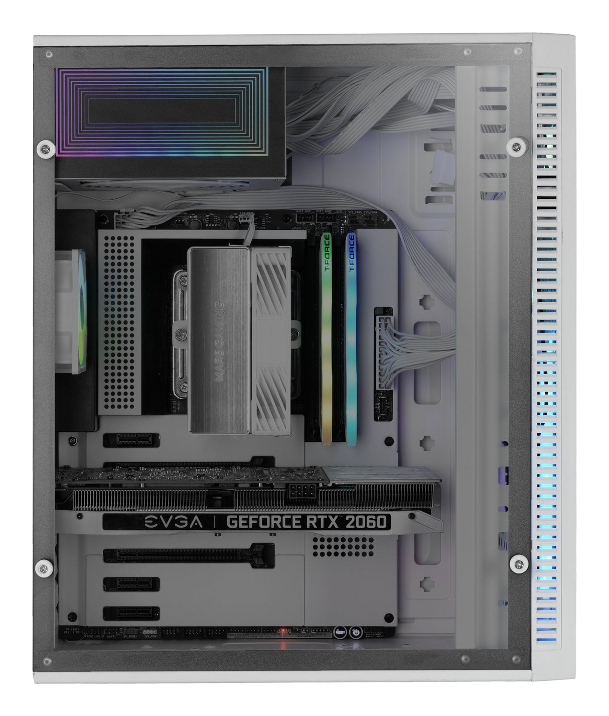 Caja Gaming Semitorre Mars Gaming Mc-Blaze Blanca