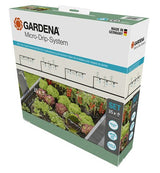 Set De Riego Por Goteo Micro-Drip-System Gardena Jardinera Elevada 35 Plantas, Goteros 13455-20