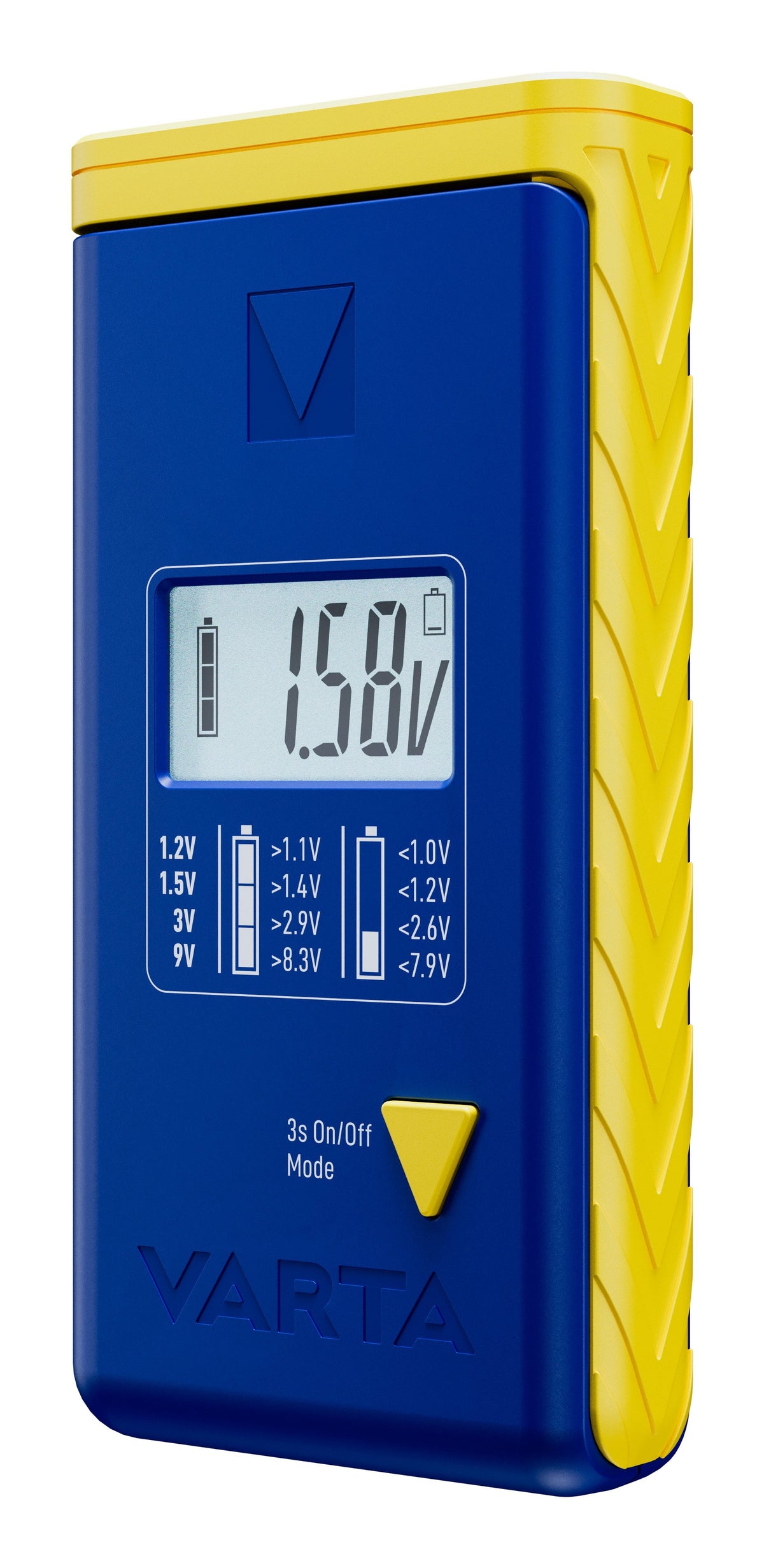 EAN 4008496073849 - Varta LCD Battery Tester medidor de energía y batería Azul, Amarillo imagen 4