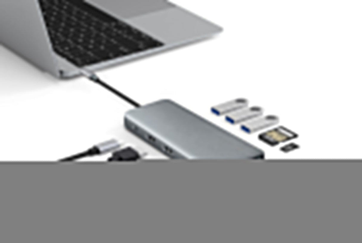 Estuff Usb-C Single Usb-C Dock Usb 3.2 Gen 1 (3.1 Gen 1) Type-C 5000 Mbit/S Gris