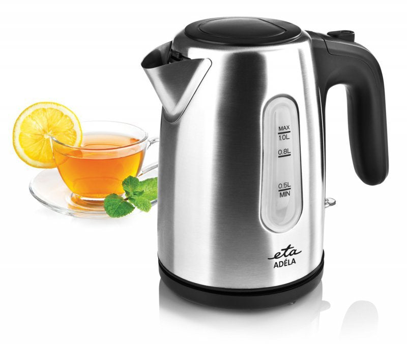 Hervidor  Eta Eta160490000 Eléctrico Adéla, 1600 W, Capacidad 1 L, Acero Inoxidable