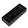 EAN 0065030854634 - StarTech.com ST4300U3C3 hub de interfaz USB 3.2 Gen 1 (3.1 Gen 1) Type-B 5000 Mbit/s Negro imagen 1