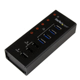 EAN 0065030854634 - StarTech.com ST4300U3C3 hub de interfaz USB 3.2 Gen 1 (3.1 Gen 1) Type-B 5000 Mbit/s Negro imagen 1