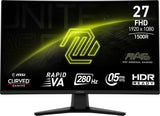 Lcd Monitor Msi Mag 274cxf 27" Gaming/Curved Tilt Matte Panel Va 1920x1080 16:9 280 Hz 0.5 Ms Colour Black Mag274cxf