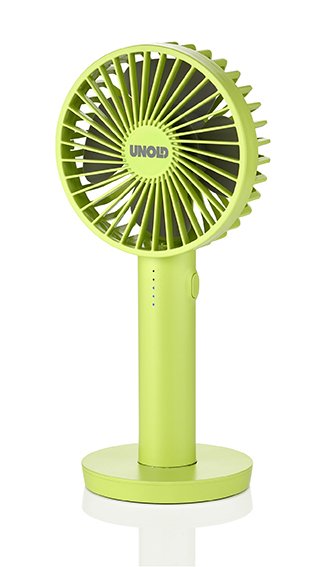 86626 Handventilator Breezy Ii Verde 4w 5 Geschwindigkeitsstufen Ø10cm