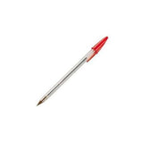 Bic Bolígrafo Cristal Original Fine Rojo Caja -50u-