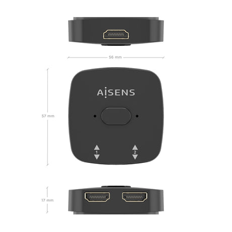 EAN 8435739903377 - AISENS A123-0948 interruptor de video imagen 6