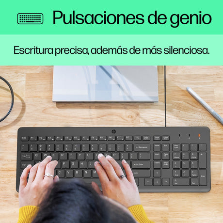 EAN 0196786788109 - HP 150 Wired Mouse and Keyboard Combination teclado Ratón incluido USB Negro imagen 4