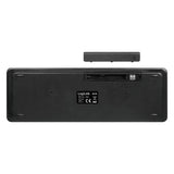 Teclado Aleman Logilink Id0188 Rf Inalámbrico Touchpad Qwertz Negro