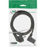 Cable De Alimentación Inline, Conector Schutzkontakt A Conector Iec Angulado, Negro, 5,0 M