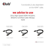 EAN 8719214473341 - CLUB3D CAC-1188 adaptador de cable de vídeo 0,09 m Mini DisplayPort HDMI Negro imagen 6